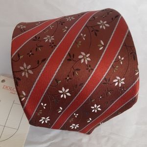 Dolce Punta mens satin silk Handmade tie new